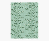 Climbing Vines Wallpaper Sample - Teal