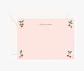 Everyday Personalized Stationery - Cherries