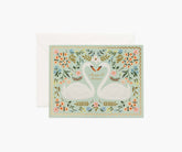 Always & Forever Swans Wedding Card - Single Card