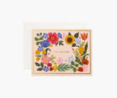 Blossom Thank You Card - Single Card