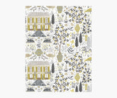 Camont Wallpaper Sample - Linen & Metallic Gold