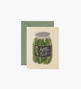 Aging Like Fine Brine Birthday Card - Single Card