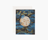 To the Moon and Back Love & Friendship Card - Single Card