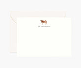 Animals Personalized Stationery - Cow