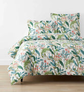 Sateen Comforter - Peacock White