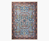 Canopy Edie Printed Rug - Red & Blue