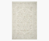 Courtyard Lily Printed Rug - Yellow Multi