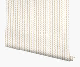 Rickrack Wallpaper - Metallic Gold