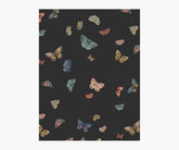 Butterfly House Wallpaper Sample - Black