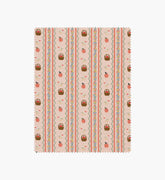 Farmhouse Stripe Cotton Fabric - Pink