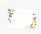 Floral Personalized Stationery - Strawberry Fields