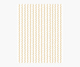 Rickrack Wallpaper Sample - Metallic Gold