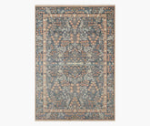 Holland Lotte Power-Loomed Rug - Navy