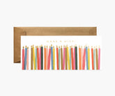 Make A Wish Candles Money Holder Birthday Card - Single Card