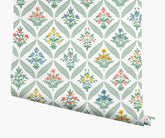 Estee Garden Wallpaper - Sage Multi