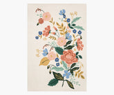 Les Fleurs Floral Vines Wool-Hooked Rug - Ivory