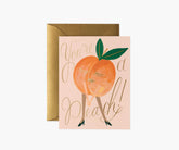 You're a Peach Love & Friendship Card - Single Card