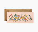 Cut Paper Money Holder Congrats Card - Single Card
