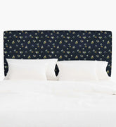 Elly Headboard - Ditsy Dahlia Navy