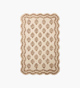 Lisette Wool Hooked Rug - Ivory & Natural