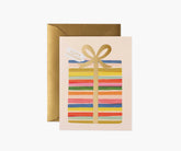 Feliz Birthday Present Birthday Card - Single Card