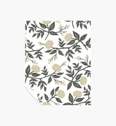 Peonies Peel & Stick Wallpaper Sample - White
