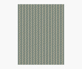 Rickrack Wallpaper Sample - Moss