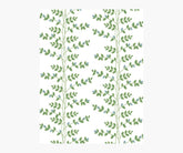Climbing Vines Wallpaper Sample - White & Blue
