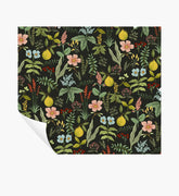 Herb Garden Peel & Stick Wallpaper - Black