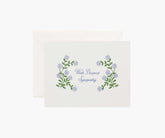Hydrangea Sympathy Card - Single Card