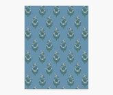 Paisley Wallpaper Sample - Blue