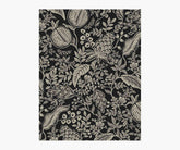 Pomegranate Wallpaper Sample - Black & Linen