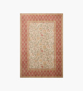 Edinburgh Aster Power Loomed Rug - Ivory & Spice