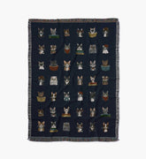 Woven Blanket - Studious Cats