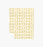 Daisy Gingham Peel & Stick Wallpaper Sample - Gold