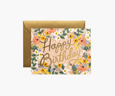 Rosé Birthday Card - Single Card