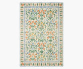 Eden Mughal Garden Power Loomed Rug - Cream