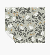 Peonies Peel & Stick Wallpaper - Smoke