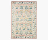 Eden Mughal Rose Power Loomed Rug - Blush