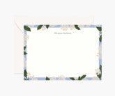 Floral Personalized Stationery - Hydrangea
