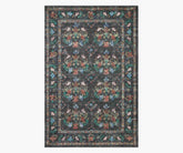 Courtyard Seville Printed Rug - Charcoal