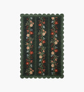 Thistle Wool Hooked Rug - Forest