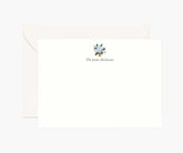 Floral Personalized Stationery - Hydrangea Vase