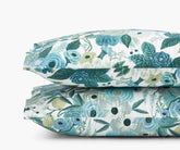 Percale Pillowcases - Garden Party Blue