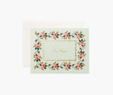 Rosa Best Wishes Wedding Card - Single Card