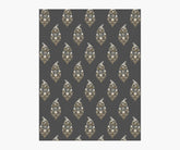 Paisley Wallpaper Sample - Black