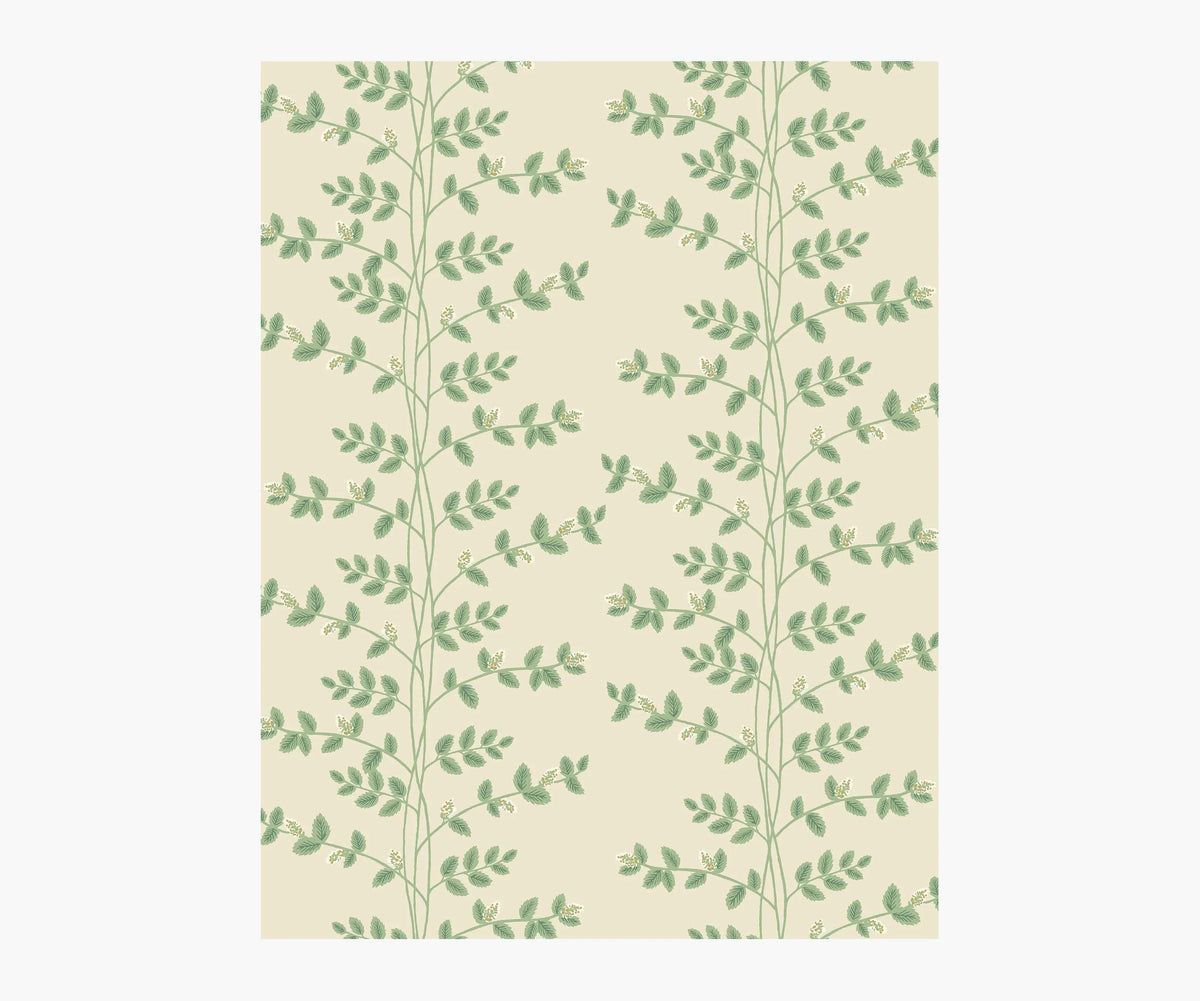 Climbing Vines Wallpaper Sample - Linen