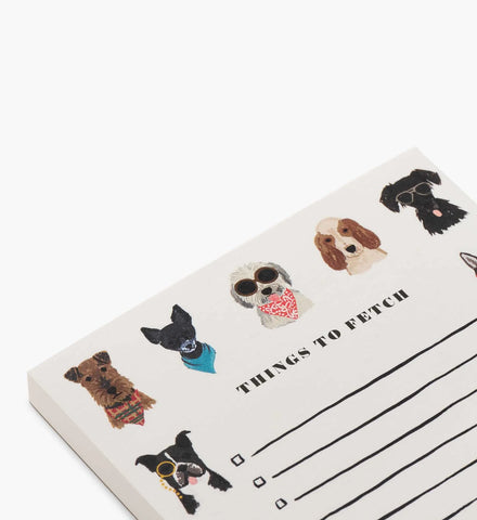 Checklist Notepad - Dog Days