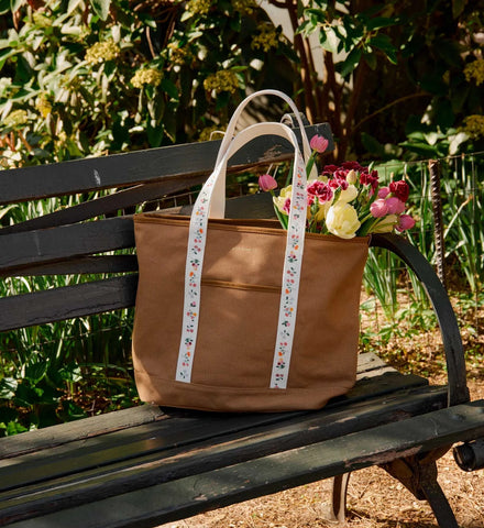 Canvas Carry All - Ditsy Dahlia