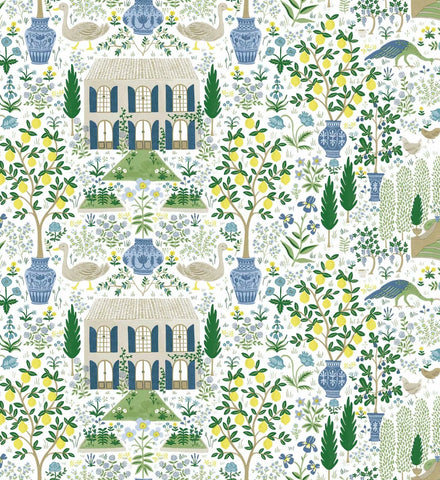 Camont Wallpaper - Blue & Green